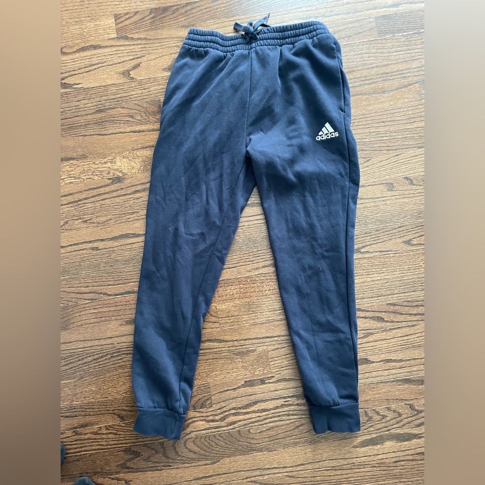Men Adult Medium Blue Adidas Joggers